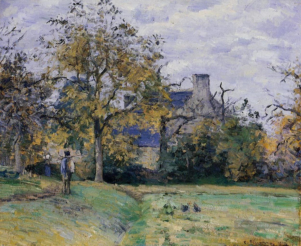 piette Heim auf Montfoucault 1874 Camille Pissarro Ölgemälde